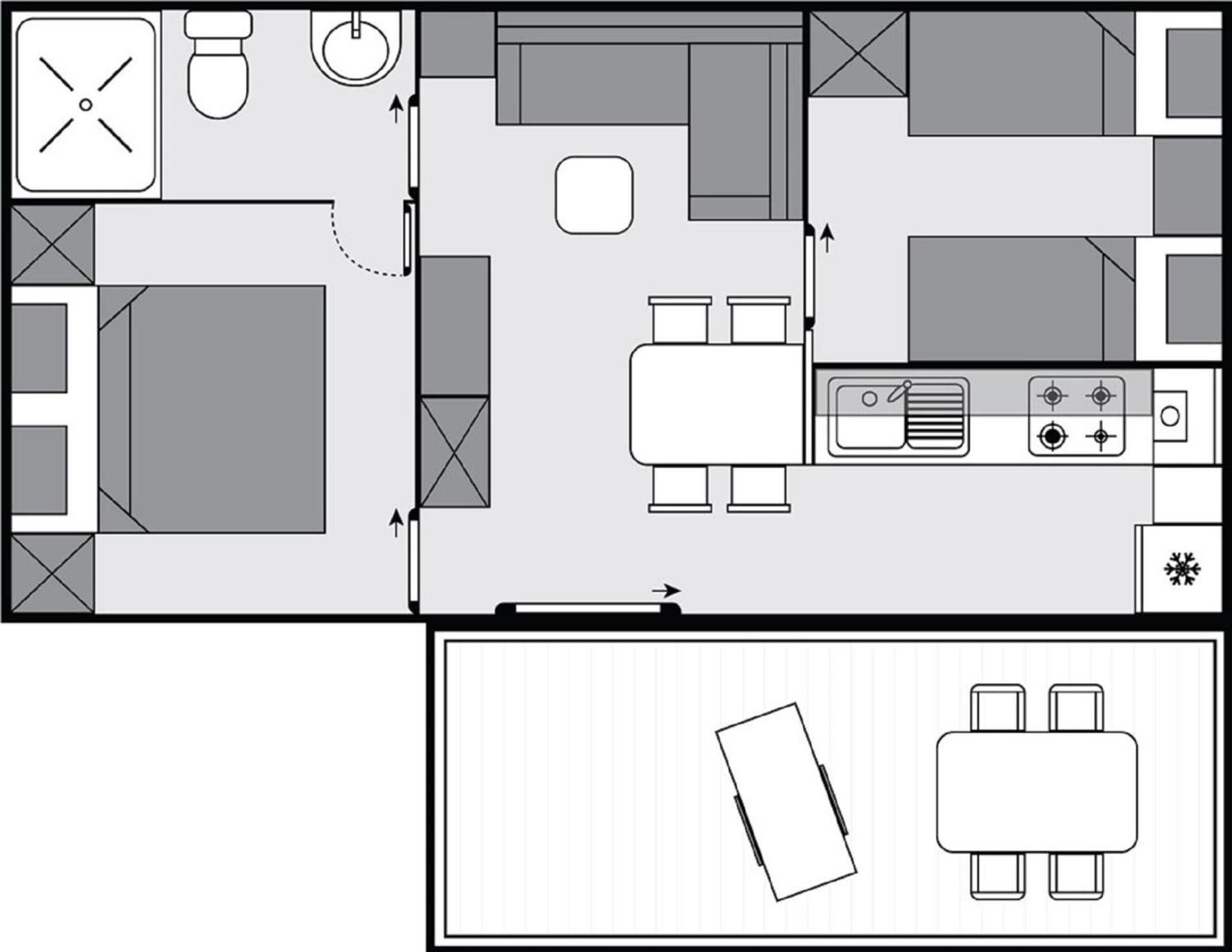 Mobilehome Victoria - Camp Soline Biograd Na Moru Zewnętrze zdjęcie